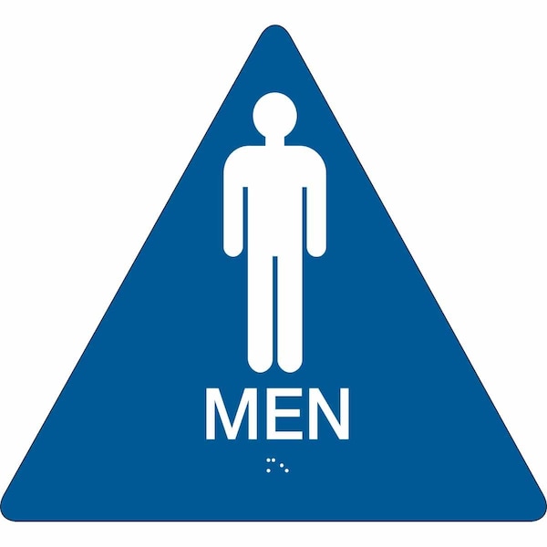 Brady Men, 11" W x 10" H, Triangle, Plastic, 106179 106179 - main